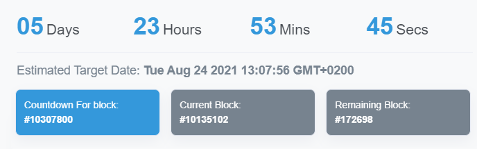 UranusFarm's tweet photo. 🔒HARVEST LOCKUP🔒
Harvest is locked until Aug 24.
On that day you can harvest all your earned URAS.
Check the countdown here: https://t.co/U3vZ68Bs7J

#DeFi #YieldFarming #BSC #PancakeSwap 
#BNB #URAS #UranusFinance #BSCGem #Harvest https://t.co/FavqCBpZPG