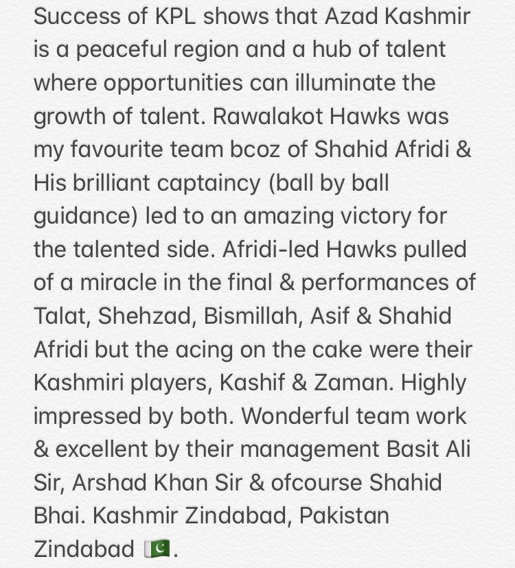 rauhanrasheed's tweet photo. #ShahidAfridi #Afridi #KPL #KPL2021 #KPLT20 #RawalakotHawks #KPLfinal #Rawalakot #RHvMT #MTvRH #Cricket @HawksKPL @kpl_20 https://t.co/QWmt2EHqCv