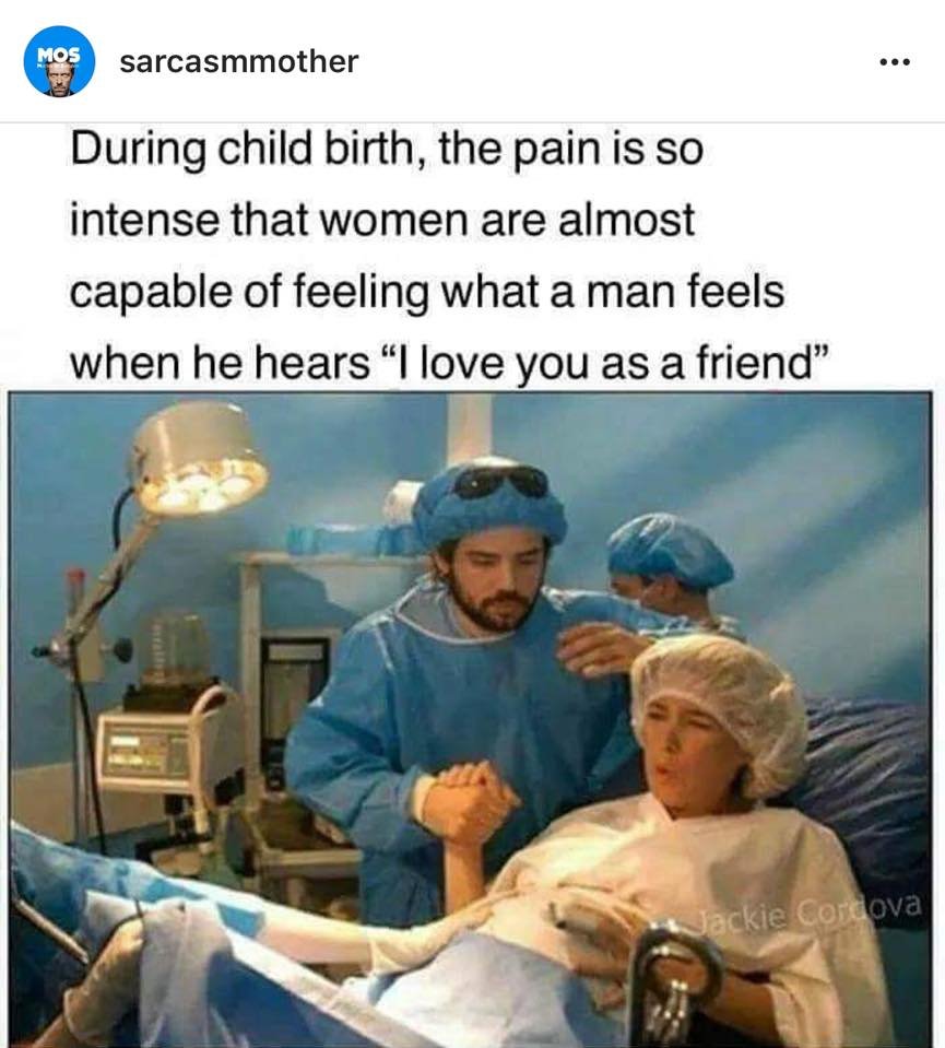 DjTain22's tweet photo. Women almost feeling men's pain https://t.co/R8fv4jR7rj