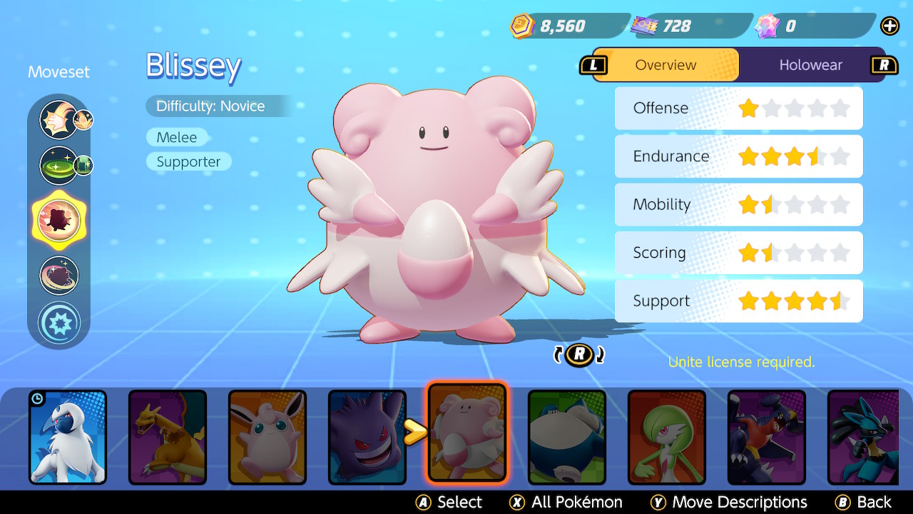 Blissey Pokémon UNITE