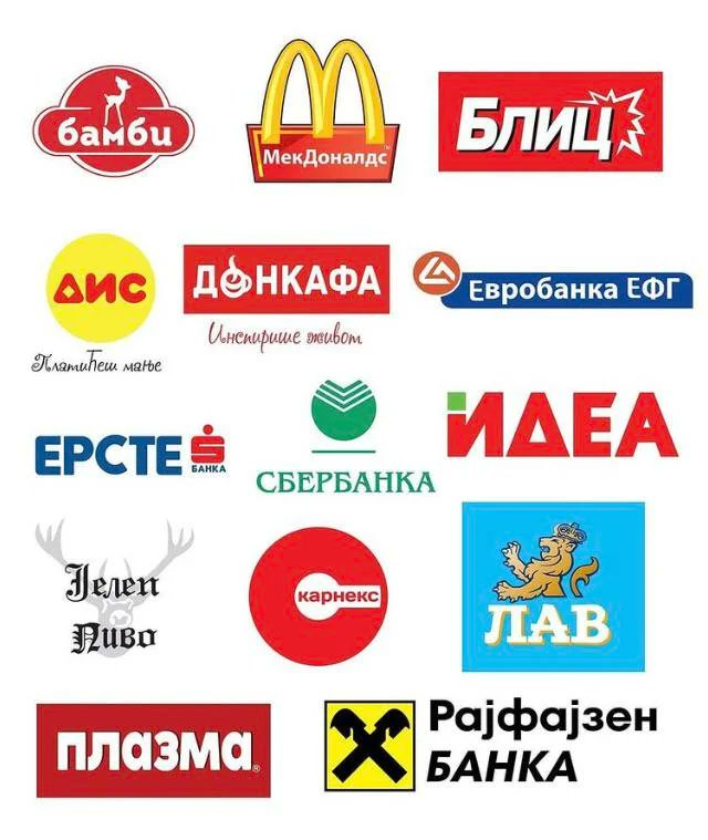 InjacZeljko's tweet photo. Шта мислите о увођењу ћирилице као обавезне на логотипима у Србији? https://t.co/y1vP9DpLBi