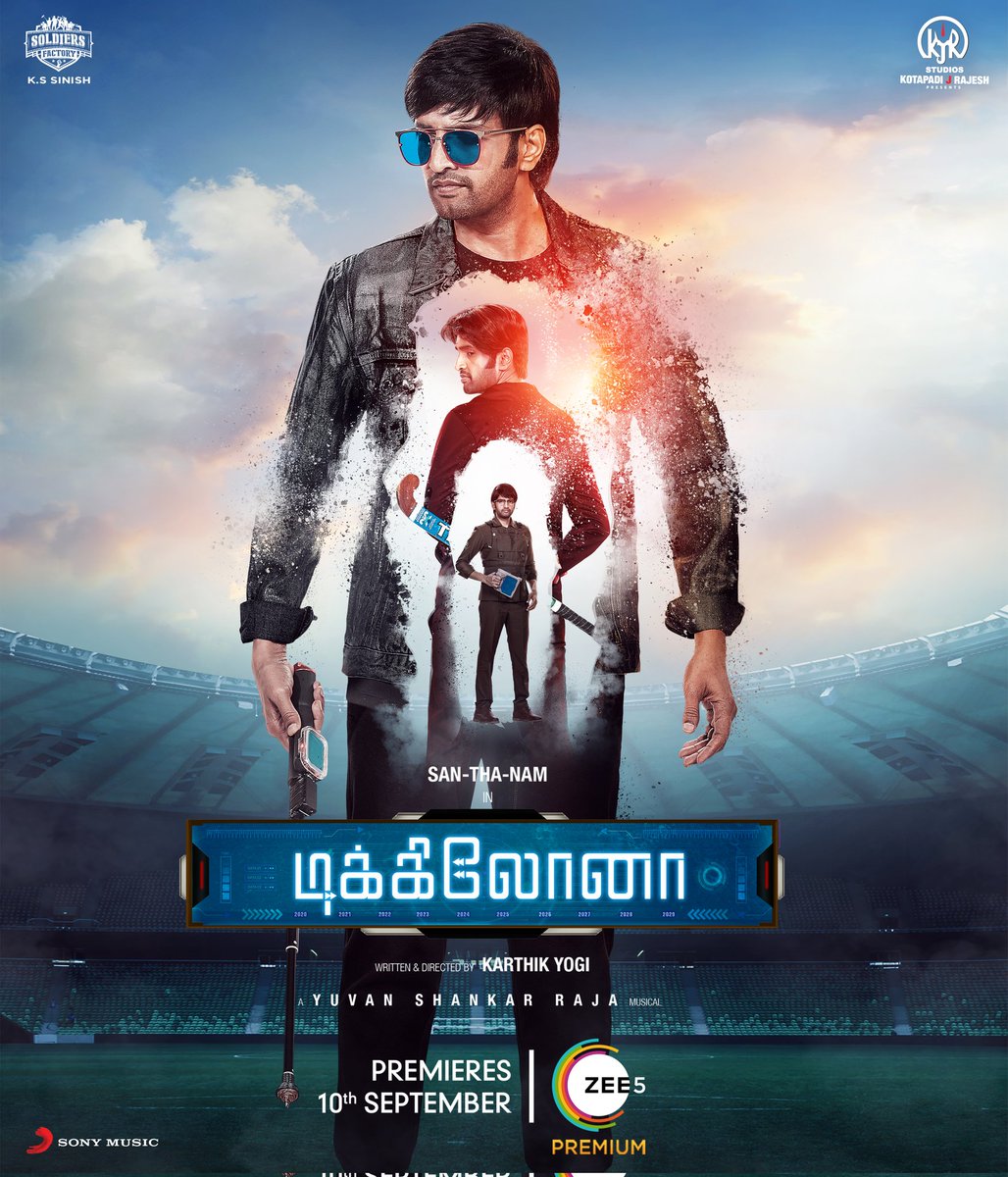 #Dikkiloona game starts from 10th of September ⏲️ Premiering exclusively on @ZEE5Tamil 📺 @iamsanthanam @thisisysr @karthikyogitw @kjr_studios @sinish_s @AnaghaOfficial @KanchwalaShirin @iYogiBabu @twitavvi @J0min @Dineshsubbaray1 @keerthivasanA