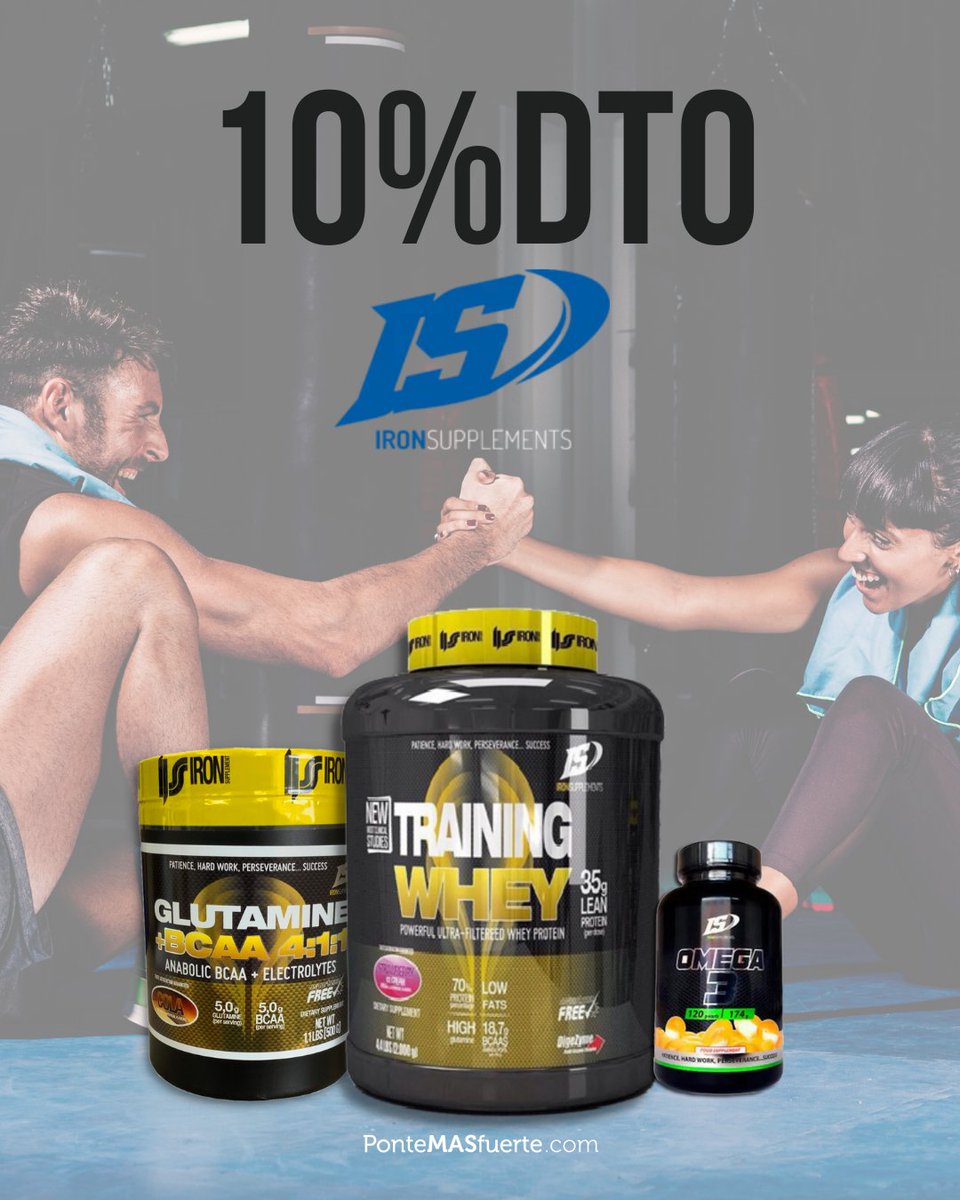 Descuentos que alegrarán tu lado más dulce y el más deportista 💪

Además...
➡️Regalos con ON (+40€, 3 muestras ON)
➡️10%DTO en Staker
➡️10%DTO en Lamberts

Entra en la web para hacer tu pedido 👉bit.ly/3yZPPkf