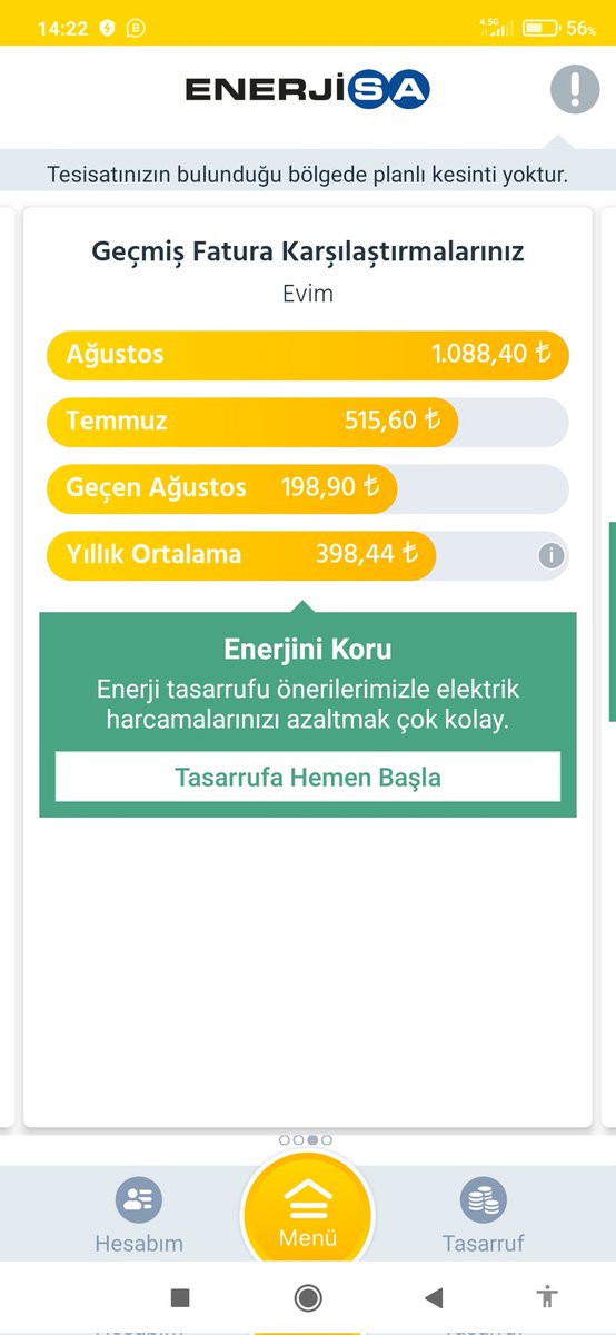 Bu nasıl bir ahlaksızlık buna izin veren devlet kurumu KİM halkın hakkını koruyacak kimse yok mu bir fatura benze tüketimle 10 kat artar mı halkı sağmal inek gören zihniyet lant olsun size #enerjisa <a href="/tuketicigundemi/">Tüketici Birliği Federasyonu</a> <a href="/TCEnerji/">T.C. Enerji ve Tabii Kaynaklar Bakanlığı</a> <a href="/tuketiciningucu/">ŞİKAYETİM VAR! Tüketici Destek Platformu</a>