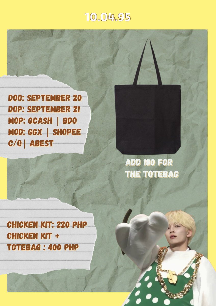 SereniteenCart's tweet photo. Are you ready to check-in? Jeonghan chicken's birthday is approaching very soon! Sereniteen Cart prepared a Stay at Home Cupsleeve event for our fallen angel, Jeonghan Chicken! 

See photos for inclusions and totebag design! 
#SereniteenSells

ORDER FORM:
https://t.co/KW0h650hv7 https://t.co/4f8qdG6CsA