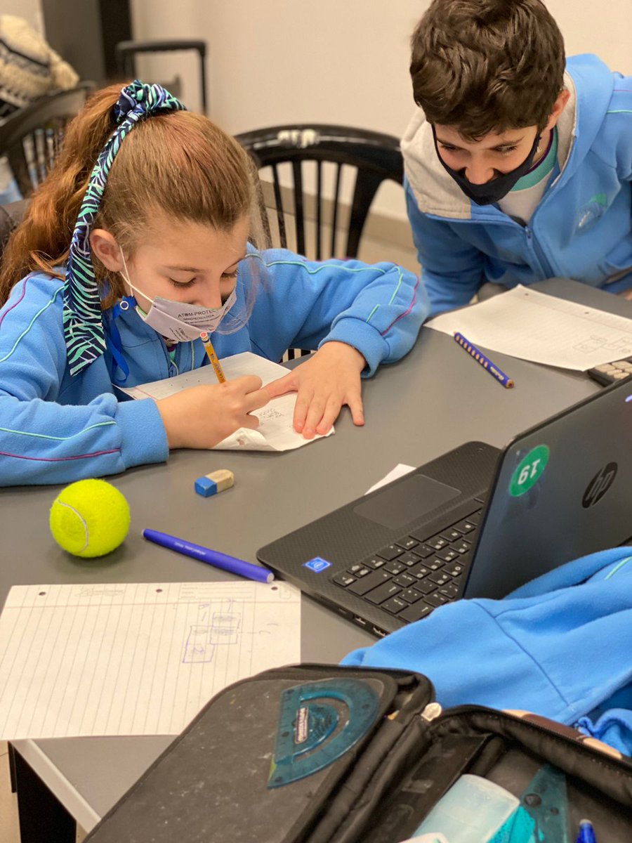 ORTArgentina's tweet photo. #PrimariaORT > ¡Nuestros estudiantes de 5to. y 6to. grado participan de una nueva instancia de Mateclubes! https://t.co/W6PzDjLG4f