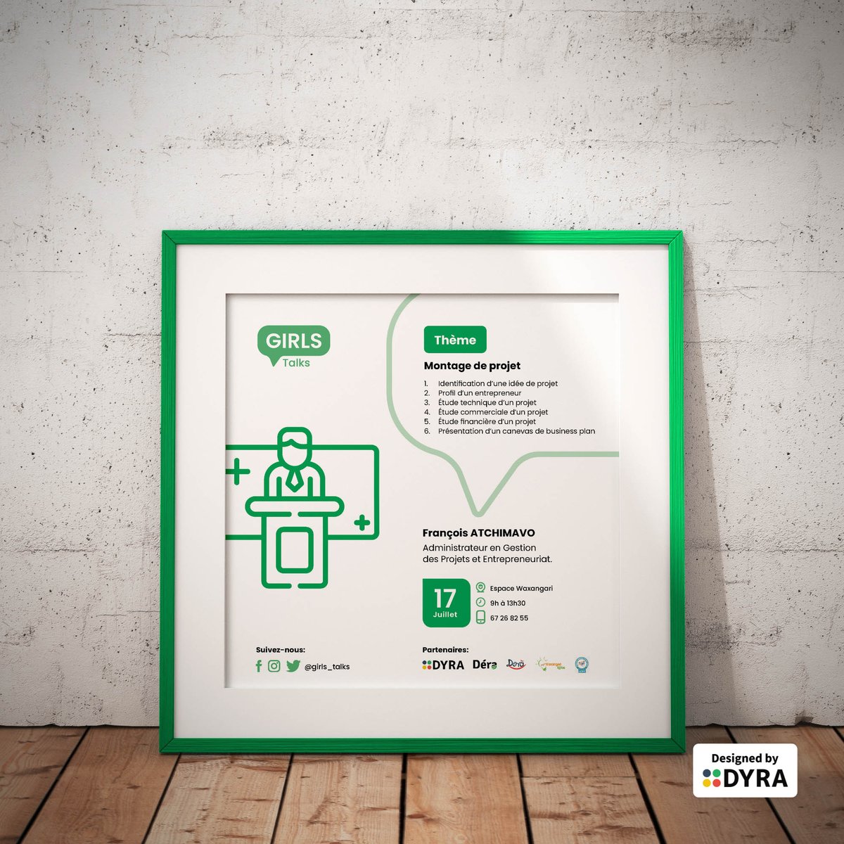 dyra_design's tweet photo. Girls Talks | Refonte d'identité visuelle
Conception de logo, carte de visite et affiche pour le Girls Talks, un groupe de jeune fille qui s'est engager à renforcer les capacités des jeunes filles et femmes .

Design by @dyra_design #benin #wasexo  #dyra_benin  #dyra https://t.co/nCqRwfamxh