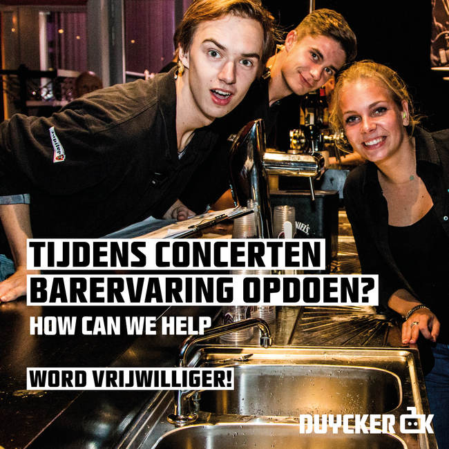 Poppodium Duycker is opzoek naar vrijwilligers meerradio.nl/nieuws-detail?…