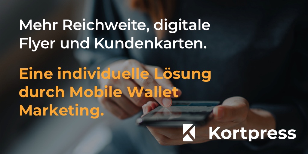 Kortpress_io's tweet photo. Mehr #Reichweite durch Mobile #Wallet #Passes und Push-Notifications! 👥📲

Eintrittskontrollen, Flyer, Kundenkarten, Voucher. Push-Nachrichten lassen sich auf digitale Passes und #Cards anwenden. Testen Sie #Kortpress kostenlos. Jetzt informieren!

Mehr: https://t.co/ihsdKfrKTC https://t.co/a95mjvHagm