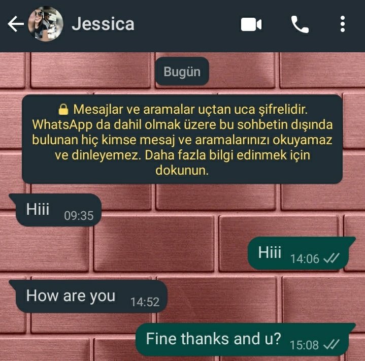 Bu konuşmanın sonu "I'm fine sit down please"e doğru gidiyor korkuyorum