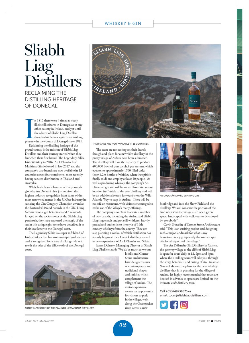 Sliabh Liag Distillers
RECLAIMING THE DISTILLING HERITAGE OF DONEGAL
#FlyDonegal