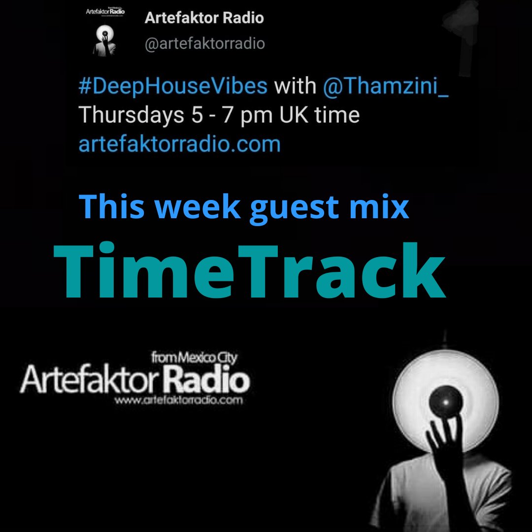 Thamzini_'s tweet image. My mate TimeTrack dropping some wicked house tunes this week ,Tune in. #timetrack #Thamzini  #ArtefaktorRadio  #deephouse  #housemusic  #deephousevibes