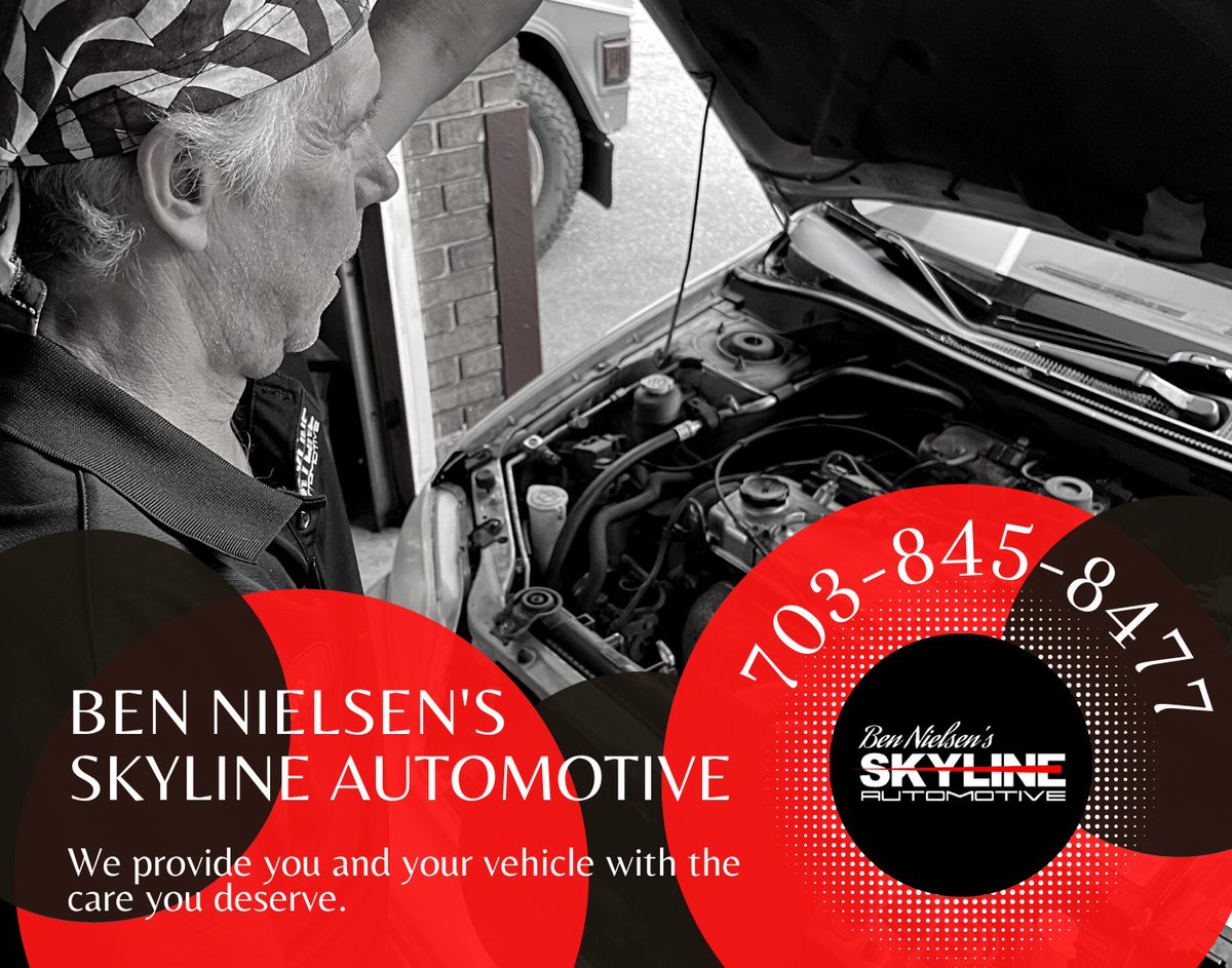 We offer maintenance, oil change, tire services, AC/Heating, &amp; more! Schedule an appointment today at 703-845-8477! #skylineautomotive #fallschurchva #autorepair #autorepairva #bestautorepairva #bennielsen