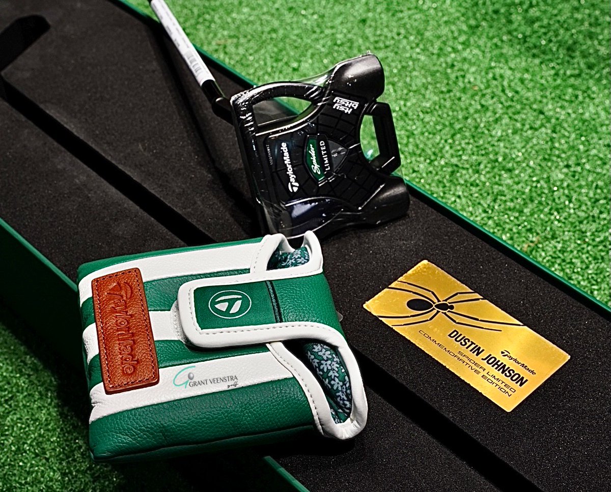 GVeenstraGolf's tweet photo. And then there was #1.
Dustin Johnson Spider Limited Commemorative Edition Putter for R8999 (with limited edition cover & display box).
For more ℹ️ ☎️ 087 285 3557.
#GrantVeenstraGolf / #EbotseLinks / #TaylorMade / #SpiderPutter https://t.co/BTkD8ot4Yq