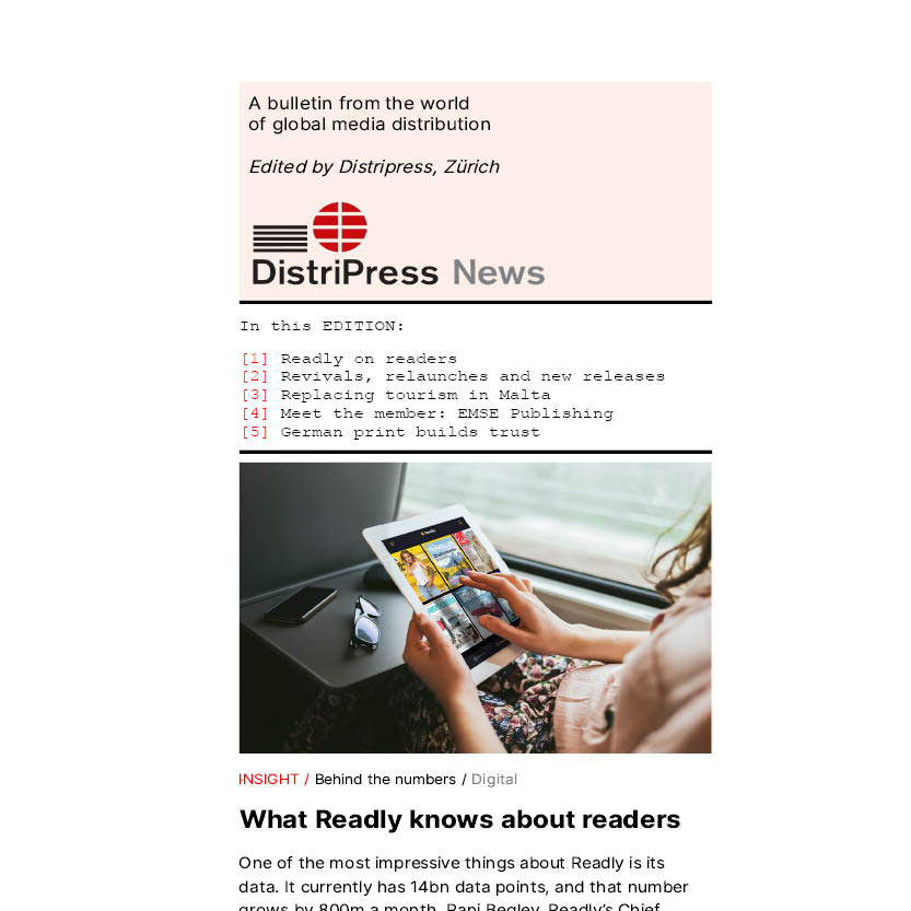Second issue of the DISTRIPRESS NEWSLETTER now available and it is packed with great content!

Click here to read the full issue: us2.campaign-archive.com/?u=762f0a8eb93…