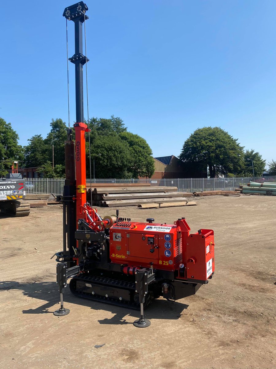 Ianorr19's tweet photo. Burnside have invested in a Mini Piling D500 Cobra Rig, which will https://t.co/BlWUbvcbPE