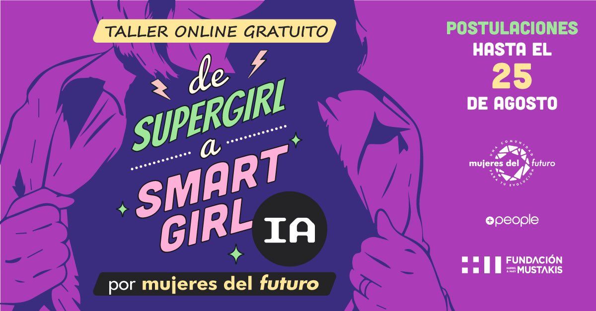 chreme's tweet photo. Si conoces o tienes una niña entre 13 y 17 años hay un taller gratuito donde aprenderán a vivir en equilibrio y comprender el impacto de la #IA.
Las chicas de @mujeresfuturo y la @fundmustakis la van a romper.
Postula 👉🏼https://t.co/cccdGDcpfs
#SmartGirlAI #IAparaTodas https://t.co/ECr0xldVMY
