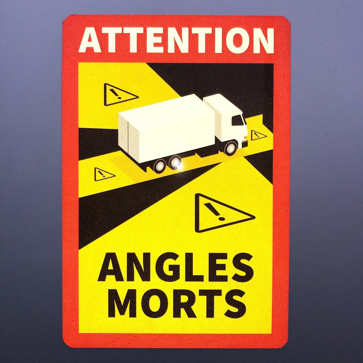 SafetyLabel's tweet image. New Reflective Angles Morts stickers / magnetics on sale right now at safety-label.co.uk #safetylabel #Stickers #signs #print #design #anglemorts
