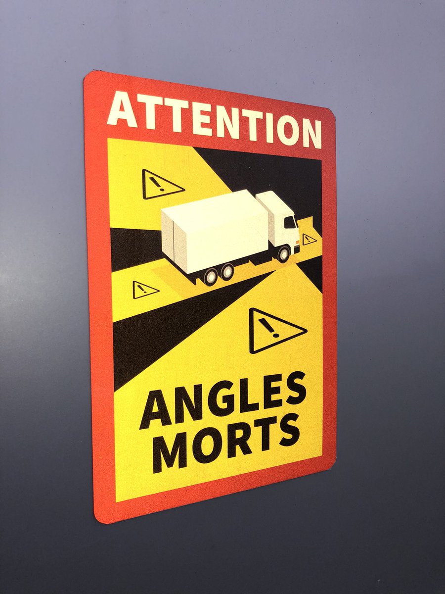 SafetyLabel's tweet image. New Reflective Angles Morts stickers / magnetics on sale right now at safety-label.co.uk #safetylabel #Stickers #signs #print #design #anglemorts