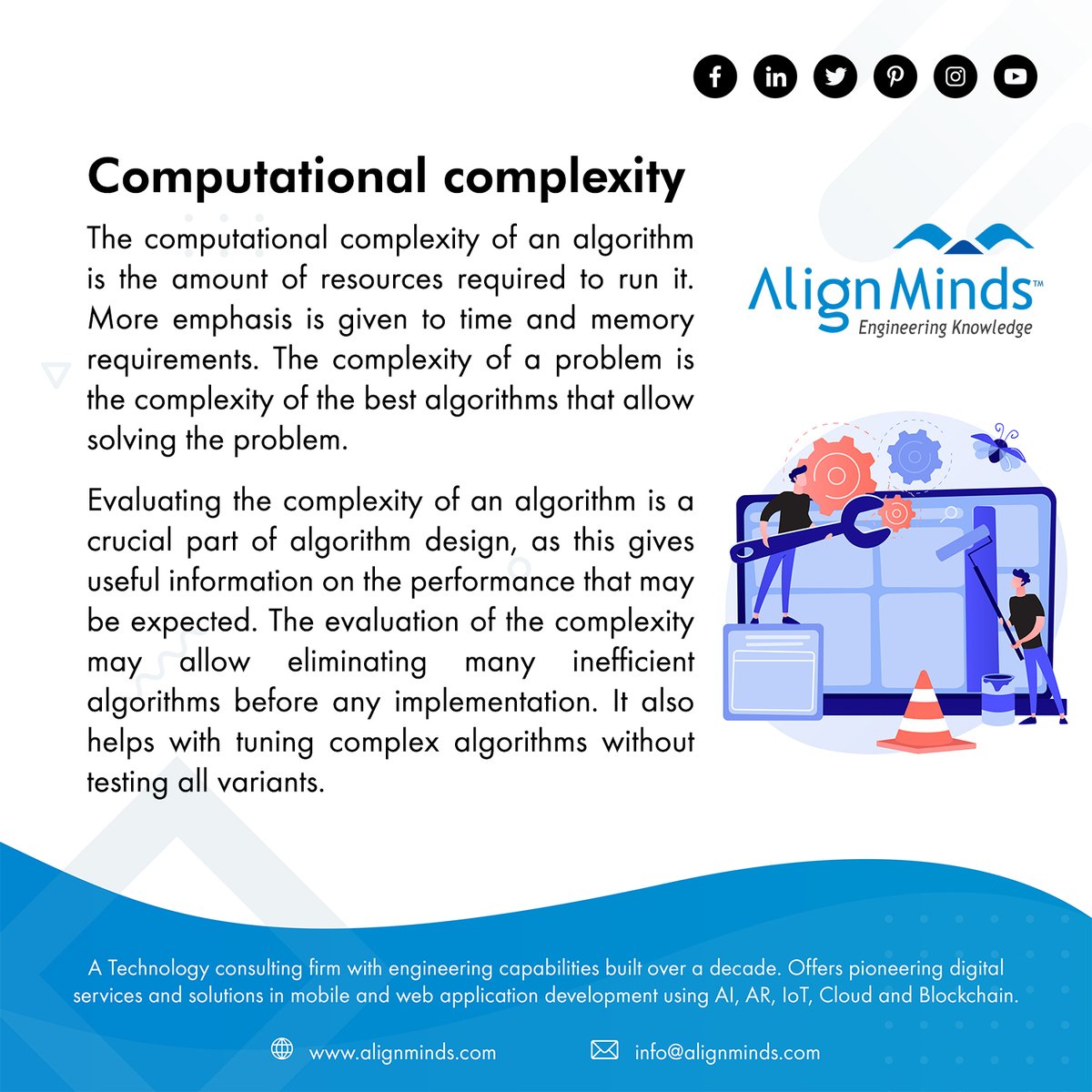 alignminds's tweet image. #computationalcomplexity #computationalproblems #analysisofalgorithms #timecomplexity #computersciencebasics