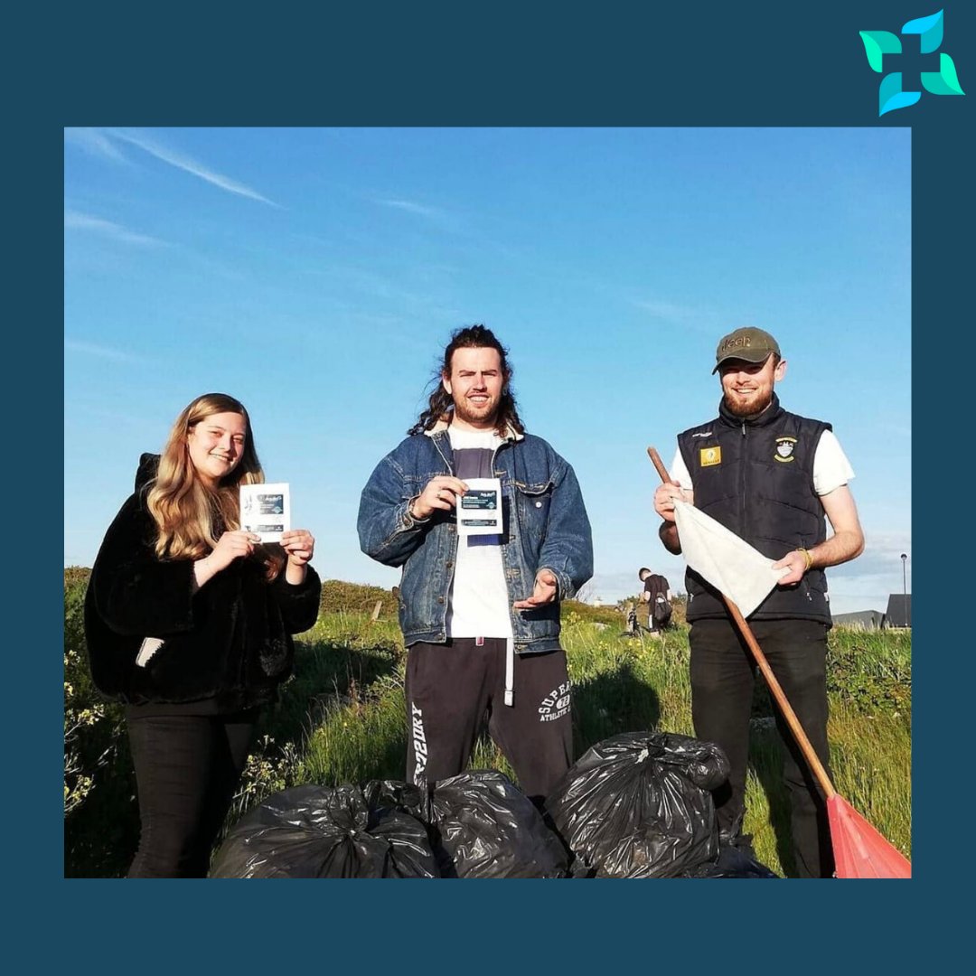 AquilaBio's tweet photo. Great work by local group #BeachBudsGalway on their weekly beach clean up. We were delighted to support this initiative by supplying the ABD Device to them to decontaminate their skin and equipment to enhance their protection from #Covid19 Great work by all involved!#environment https://t.co/BpNjfdYAip