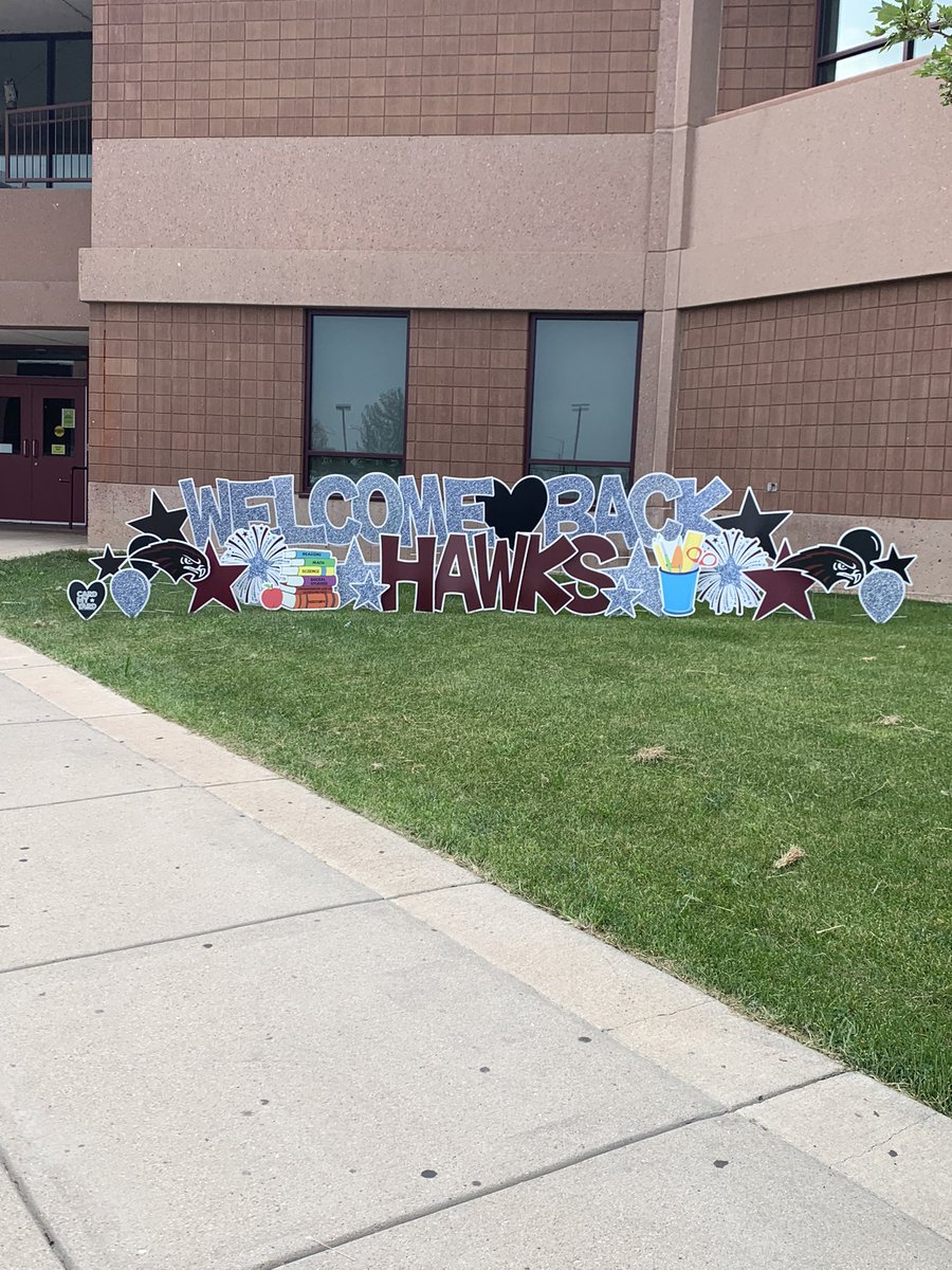 Welcoming 9th Graders into #HawkNation today! <a href="/Adams12/">Five Star Schools</a>