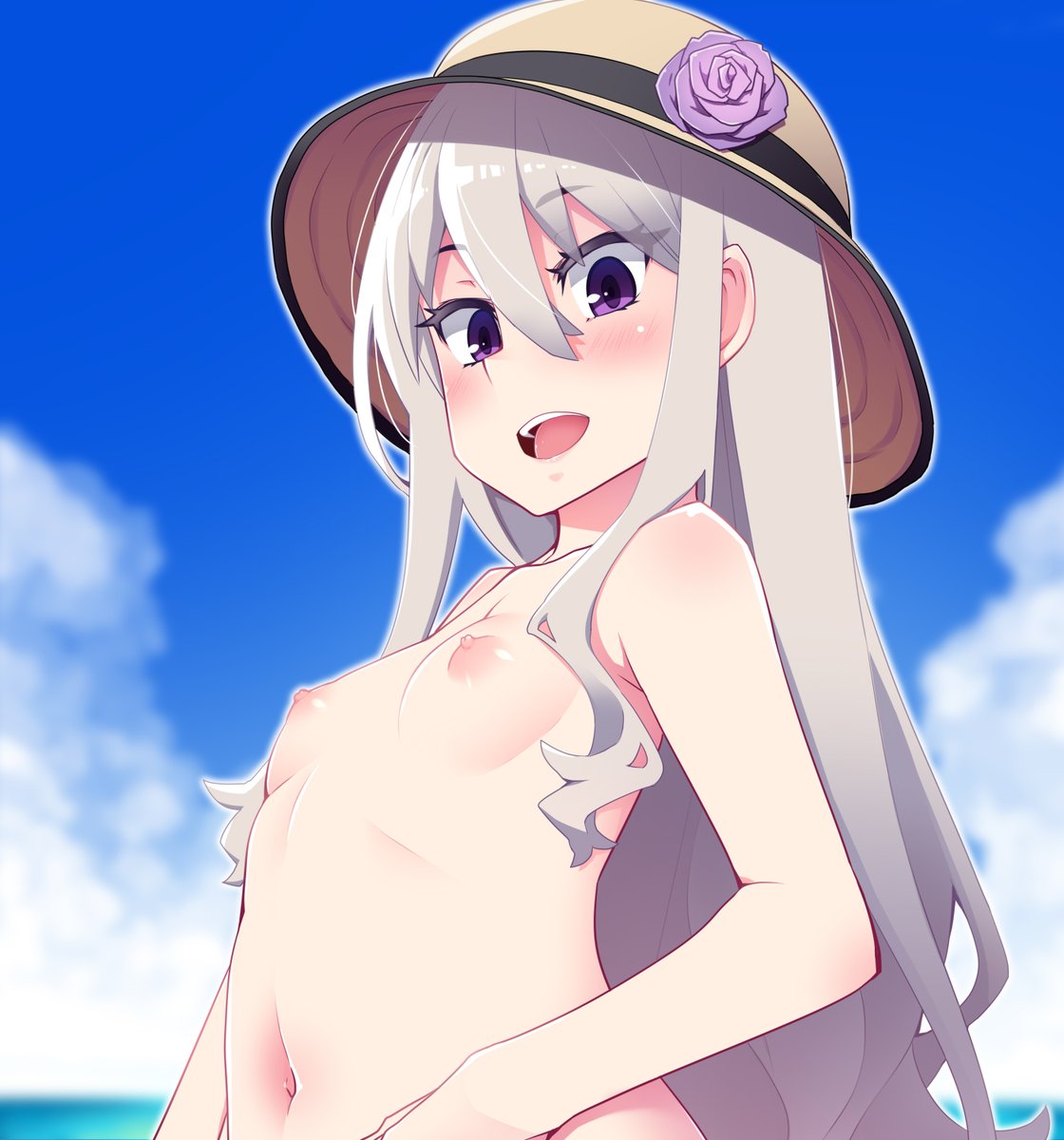 涼もうではないか
#青を見て体感温度をさげる 
#ゴ魔エロ 