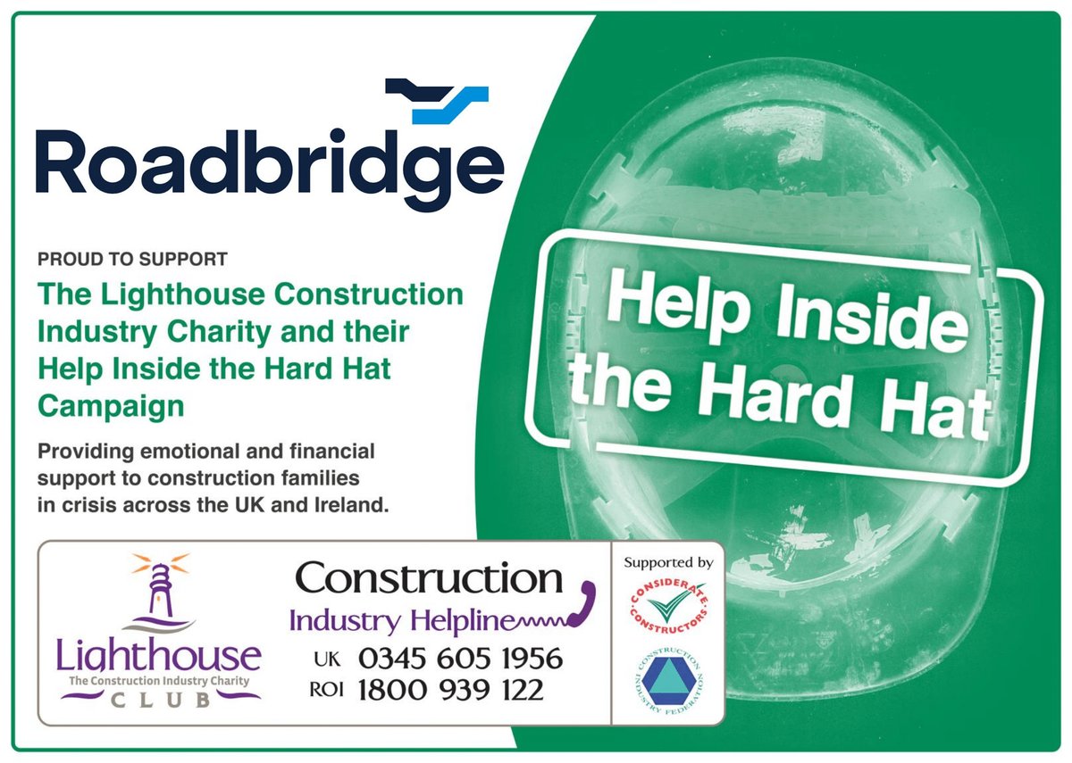 Roadbridge's tweet image. #Lighthouseclub #helpinsidethehardhat