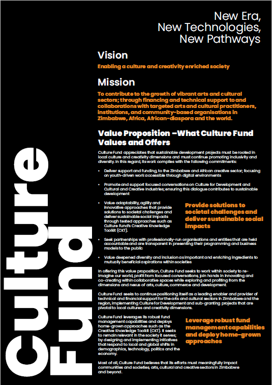 Culture Fund (@culturefundzim) on Twitter photo 