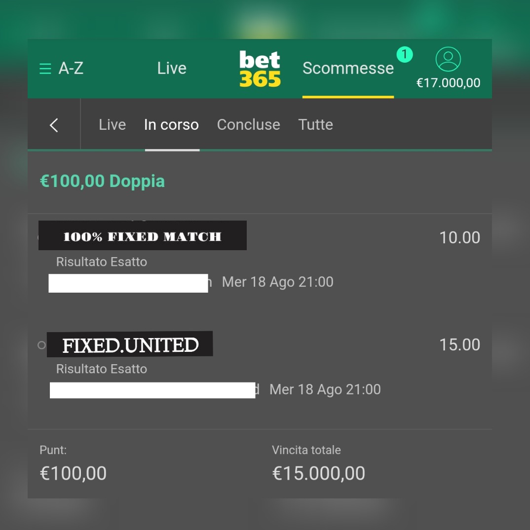 FixedUnited1's tweet image. 🎯 Odds 150.00 In Bet365.com 💵
Cost 200€ for who is interested to win Tonight with me 🤝

Pay after win ? Hit 50 retweet I will choose one random guy to share the matches ! Let make money 💵

#betting #fixed #fixedmatch #odds  #tips #tipster  #bet365 #winbet  #win