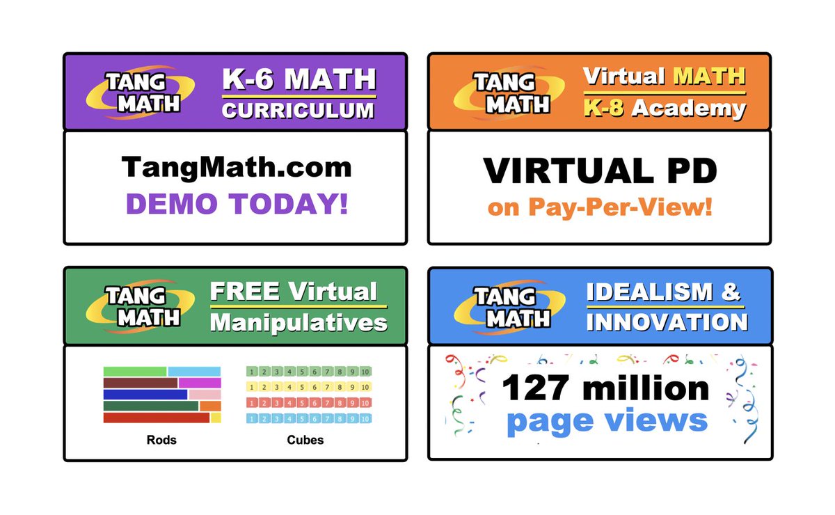 gregtangmath's tweet photo. Can student engagement & understanding INCREASE even during a pandemic? Happened last year in so many of our schools! We develop key skills thru carefully-designed progressions of models, strategies, materials. Demo today. Experience the future! https://t.co/qidcaskC9T https://t.co/jKWga4MwZt