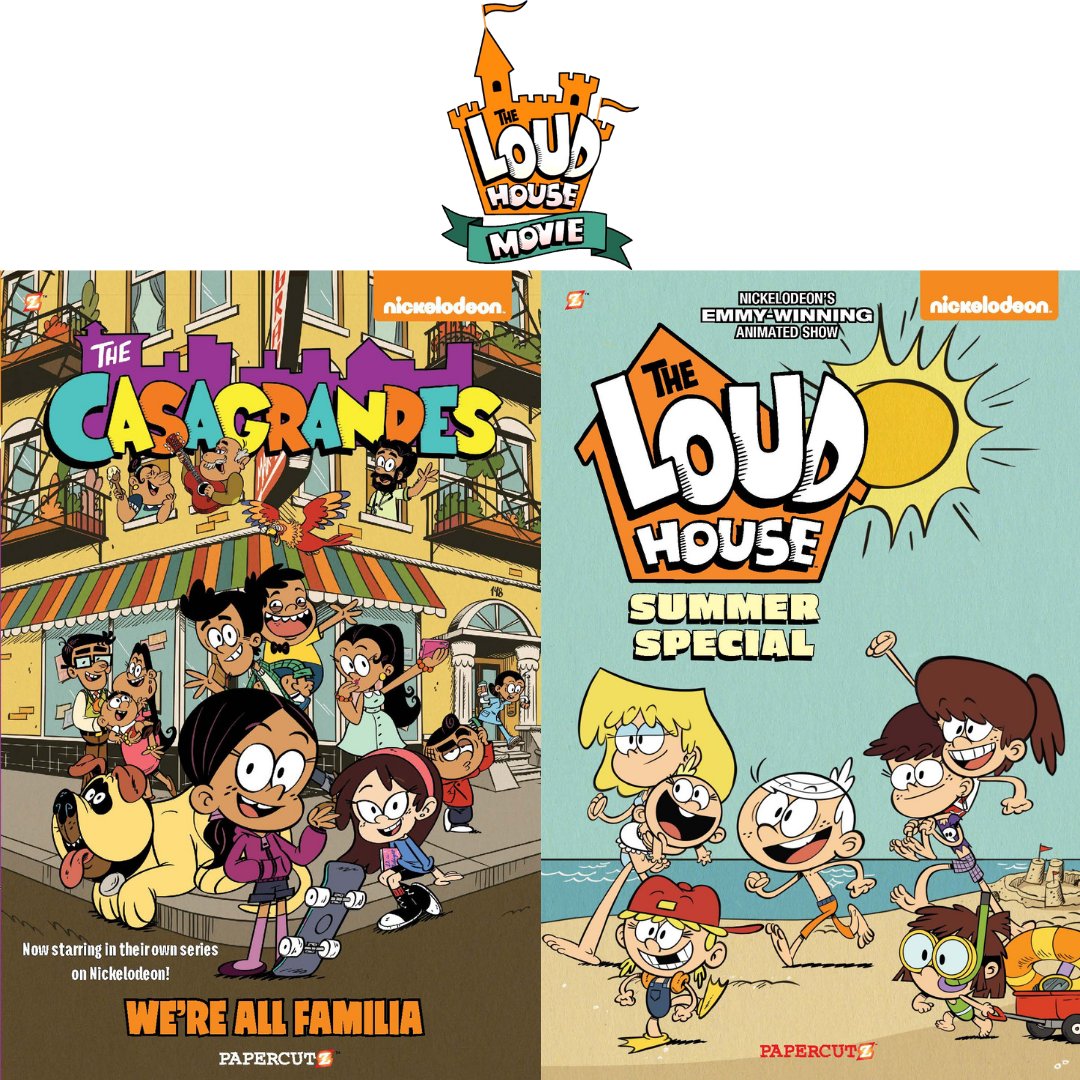 PapercutzGN's tweet photo. What are your plans for THE LOUD HOUSE MOVIE this Friday on Netflix? Let us know! Add some extra Loud House and Casagrandes comics reading to your plans before the big day here: https://t.co/LJgJGnQy1s
#netflix #loudhouse #loudhousemovie  #nickelodeon https://t.co/UbAuI48UNK