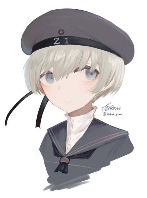 Z1 (+0min)
#艦これ版深夜の真剣お絵描き60分一本勝負 
#艦これ版真剣お絵描き60分一本勝負_20210818 