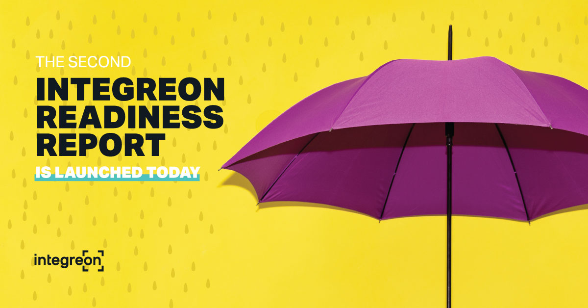 Integreon's tweet image. The Second Integreon Readiness Report is launched today! Click the link to get your copy and learn how the current business landscape is challenging your industry. bit.ly/3k3a2iP #regulatory #libortransition #brexit #gdpr #compliance