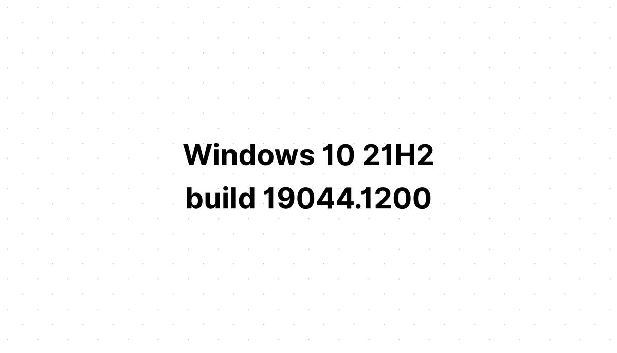 quickfeverwho's tweet image. Heads up, Windows 10 build 19044.1200 and 19043.1200 are out. more at quickfever.com/windows-10-ins… #Windows1021H2