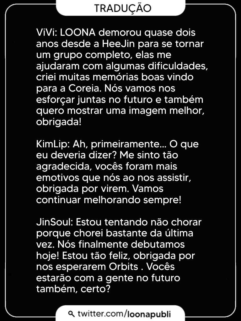 loonapubli's tweet photo. Pra concluir a thread, discursos de cada integrante durante o encerramento do concerto:

#LOONA #이달의소녀 #LOONABirth https://t.co/z1RnjCNjLZ