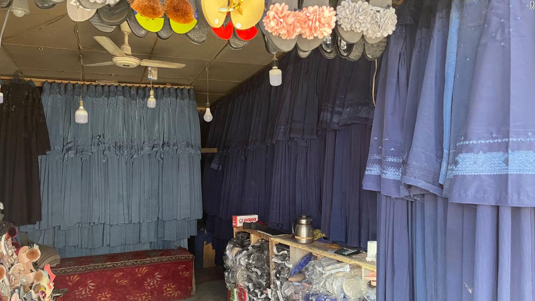 The price of burqas in Kabul has increased as much as tenfold due to the Taliban takeover.