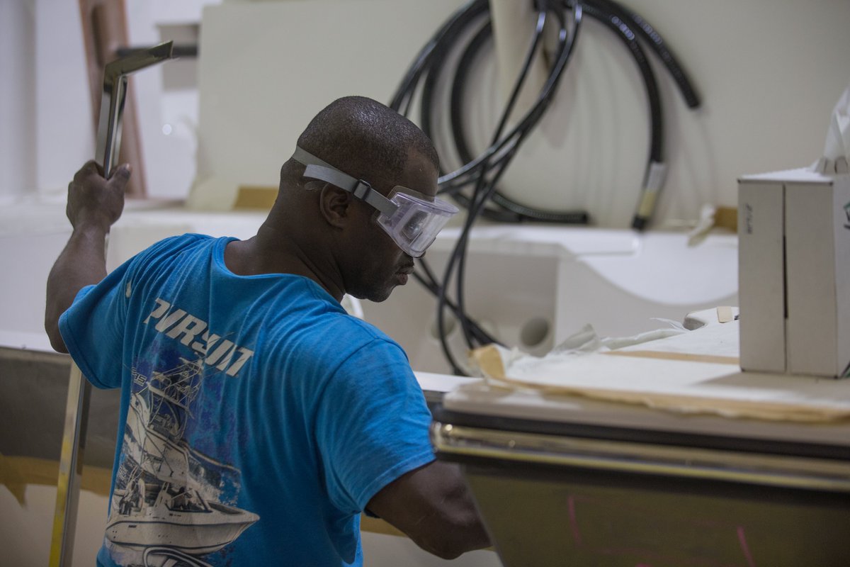 It's #WorkLocalStLucie Wednesday

#JobFair at #PursuitBoats - Sat., Aug. 21 9-11AM at 3901 St. Lucie Blvd., Fort Pierce. Hiring for all areas of production. 

$1000 in sign/stay bonuses -- $250 paid after 30/60/ 120/180 days of work! 

4-day/10-hour week, health insurance, PTO!