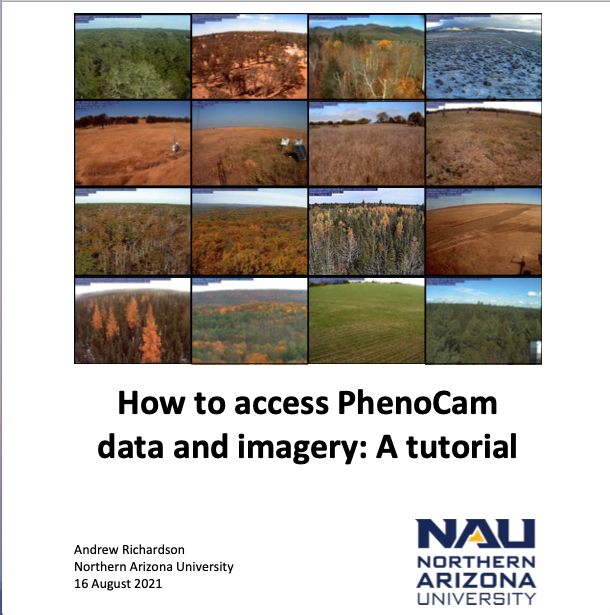 New PhenoCam Tutorial
If you are new to the PhenoCam network, or just want to learn some new tricks, check out our comprehensive tutorial, How to access PhenoCam data and imagery,
phenocam.sr.unh.edu/education/Phen…