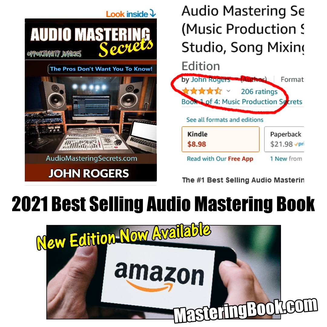 JRmastering's tweet image. MasteringBook.com

Learn the art of Audio Mastering in this step-by-step audio mastering book.  John, from JR Mastering, shares everything he's learned in the past 20 year.  Hundreds of music production tips for the sound engineer.  cdmusicmastering.com