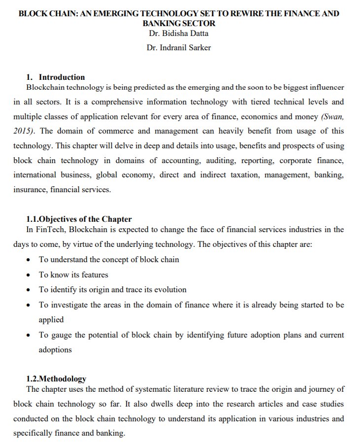 eisenreich's tweet photo. VeChain x Chinese Blockchain Adoption π¨π³
VeChain was mentioned in a research paper, 'Blockchain: An Emerging Technology Set to Rewire the Finance and Banking Sector.'
Full Pdf π
https://t.co/sr41fgX530
#VeChain $VET #VeFam #VeSearch https://t.co/GUGBHRUyWy