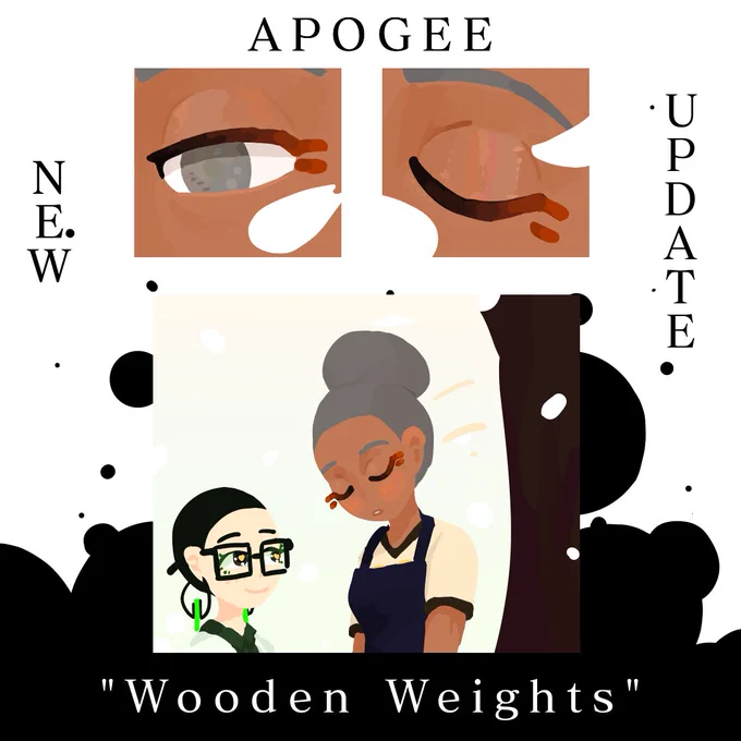 This week's Apogee  "Wooden Weights" is out now! After a moment of respite, Maya is pulled even further into the singularity's membraneRead it now on webtoon !( on tapas! ( #webtoon #WebtoonCanvas #webcomic 