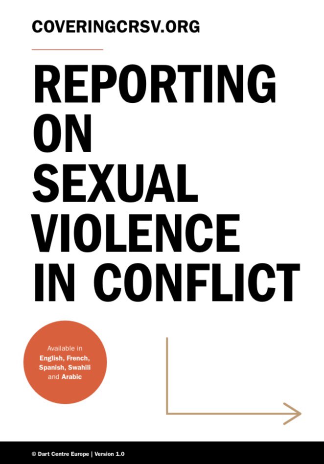 Journalists reporting on conflict-related sexual violence often (re)traumatize and (re)stigmatize survivors. Our founder, <a href="/lesliethomas/">Leslie Thomas</a>, collaborated with @DartCenterEurope to develop guidelines on how to cover sexual violence in conflict. Read it through the link in our bio.
