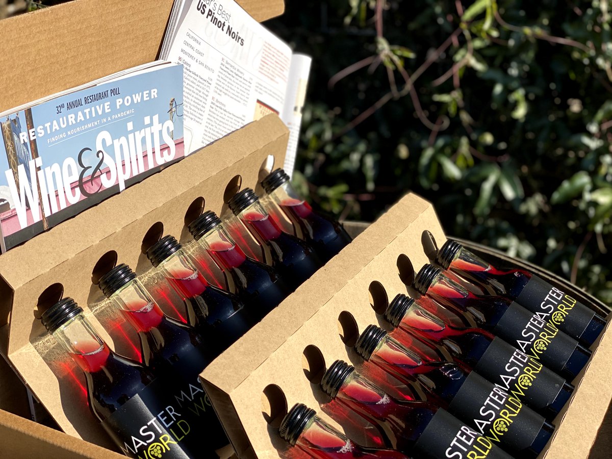 MTWwines's tweet photo. What better way to celebrate #NationalPinotNoirDay than with twelve 187ml bottles of Pinot Noir from CA and OR? 

The Wine &amp; Spirits Magazine Best of the West: Pinot Noir from CA &amp; OR Kit is still available for purchase! https://t.co/kVdDEOdKAJ https://t.co/tZd2VQkCDY