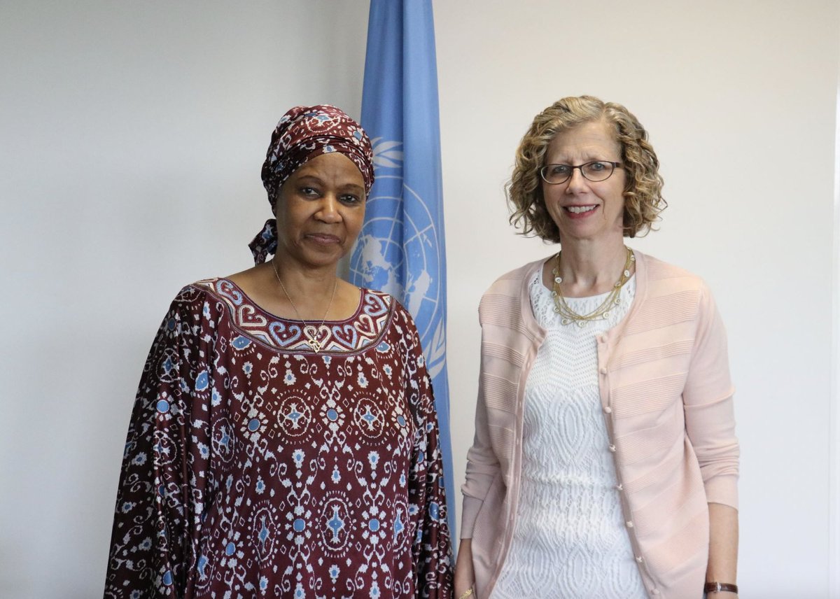 Thank you @phumzileunwomen for your inspirational leadership &amp; for holding us all to account as we strive for gender equality. We at <a href="/UNEP/">UN Environment Programme</a> value greatly our partnership with <a href="/UN_Women/">UN Women</a> because gender justice and environmental justice go hand in hand. I wish you all the very best!