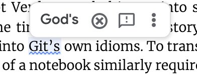 Mary Beth Kery ʕ •ᴥ•ʔ HCI Dr. (@mbkery) on Twitter photo Just trying to edit my dissertation (on version control) over here, but <a href="/googledocs/">Google Docs</a> is throwing down a pretty strong argument for Git as the one true version control tool. Like wow. Just trying to edit my dissertation (on version control) over here, but <a href="/googledocs/">Google Docs</a> is throwing down a pretty strong argument for Git as the one true version control tool. Like wow.