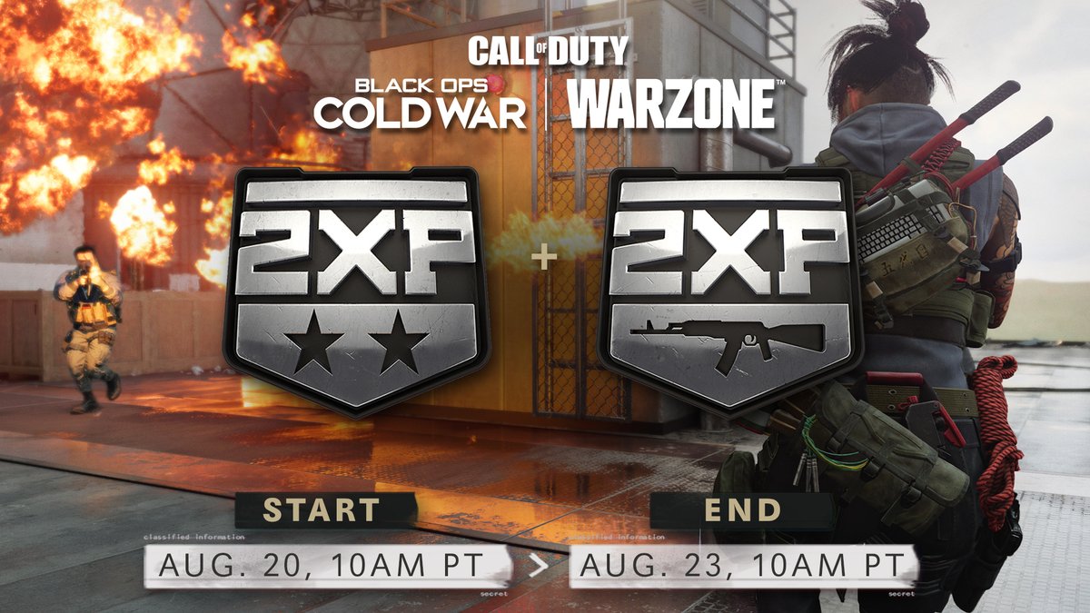 Incoming tomorrow in #BlackOpsColdWar: 

Slums 24/7, Nuketown 24/7, Face Off Showroom 24/7, new Gunfight Tournament, 12v12 Moshpit + more.

Gonna be a big week!