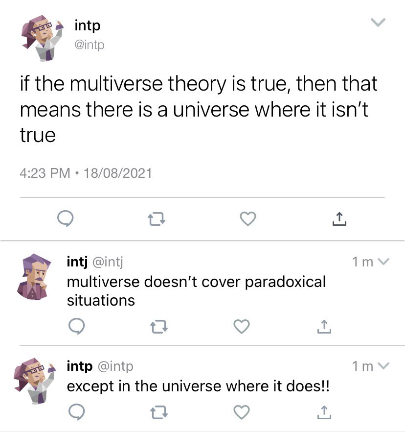 Incorrect Mbti Intp Intj T Co 98si2hb68z Twitter