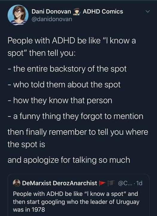 RoseMCarreiro's tweet photo. Yeah?? and???? what?!?!
#ADHDlife 
#adhdask https://t.co/SCU1GOlT9r