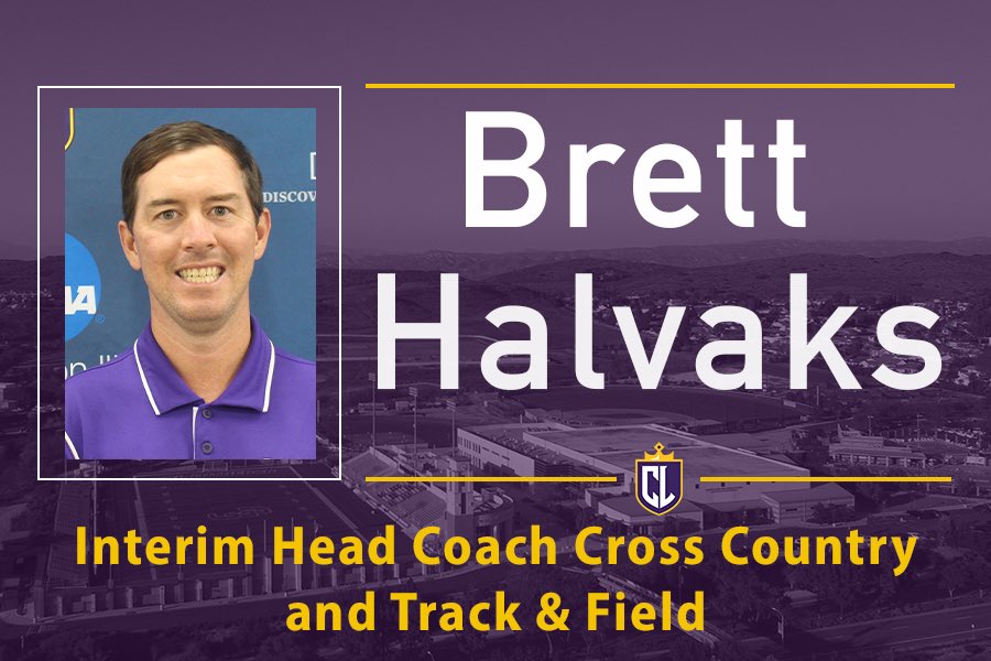CLUSports's tweet photo. Congrats to Brett Halvaks on the new position! 

"I am very excited to take over the men's and women's cross country and track &amp; field programs," said Halvaks. "As an alum and an assistant coach, I look forward to continuing to build on the success of these great programs." https://t.co/Ie8wJqFdI7